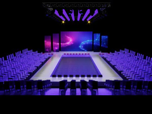 Fashion Show Catwalk 2 Design 3D Model