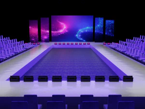 Fashion Show Catwalk 2 Design 3D Model
