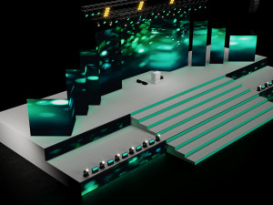 Concert Stage 5 Design 3D Model