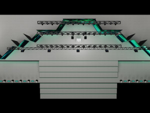 Concert Stage 5 Design 3D Model