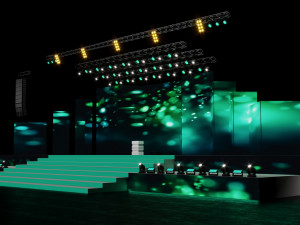 Concert Stage 5 Design 3D Model