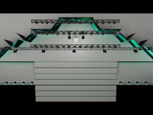 Concert Stage 5 Design 3D Model