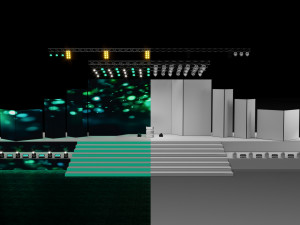 Concert Stage 5 Design 3D Model