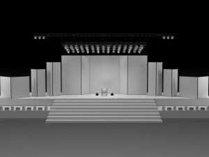 Concert Stage 5 Design 3D Model