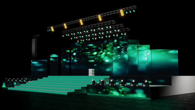 Concert Stage 5 Design 3Dモデル .c4d .max .obj .3ds .fbx .stl .blend