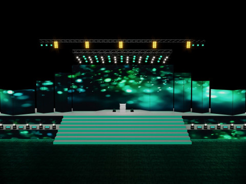 Concert Stage 5 Design 3Dモデル