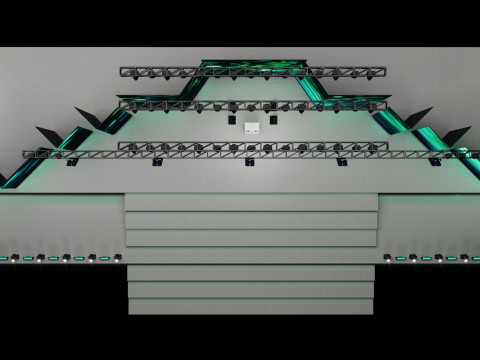 Concert Stage 5 Design 3Dモデル