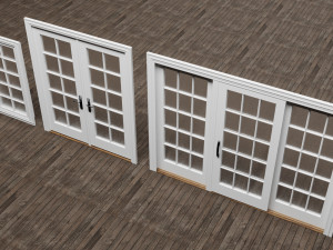 Door Window Set Modello 3D