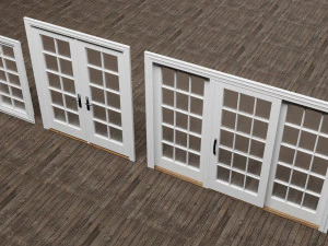Door Window Set 3D Model