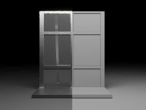 Concert Event Barrier 3D Model