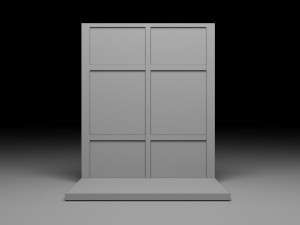 Concert Event Barrier 3D Model