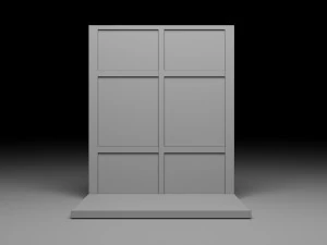 Concert Event Barrier 3D Model
