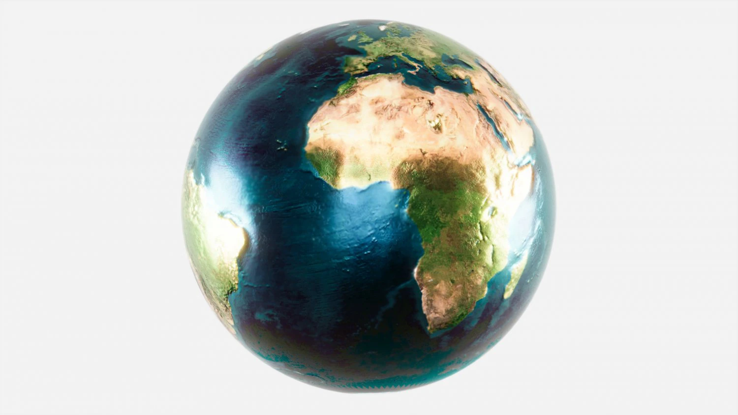 Realistic Planet Earth 3D Model .c4d .max .obj .3ds .fbx .stl .blend 