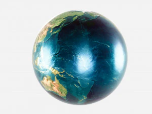 Realistic Planet Earth 3D Model