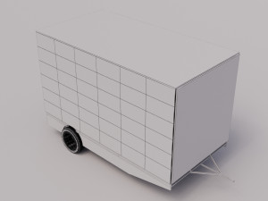 Advertising Led Screen Car Back Modelo 3D