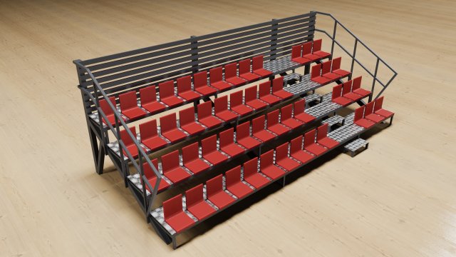 Tribune 3D-Modell .c4d .max .obj .3ds .fbx .stl .blend 