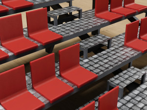 Tribune 3D-Modell