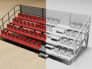 Tribune 3D-Modell