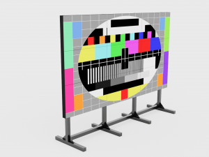 Video Wall Screen 3D-Modell