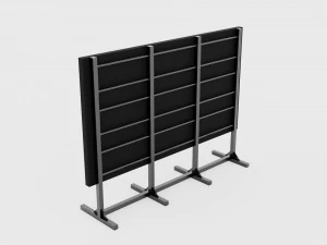 Video Wall Screen 3D Model