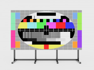 Video Wall Screen 3D Modell