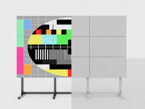 Video Wall Screen 3D Modell