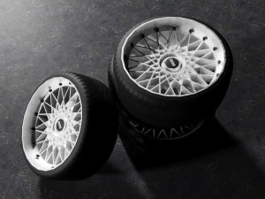 BSS Tire Rim 3D Model