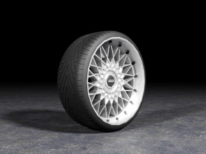 BSS Tire Rim 3Dモデル