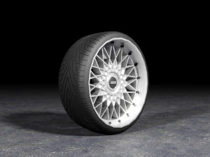 BSS Tire Rim 3D Model