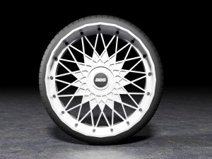 BSS Tire Rim 3Dモデル