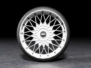 BSS Tire Rim 3D Model
