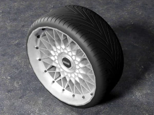 BSS Tire Rim 3D Model