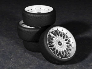 BSS Tire Rim 3D Model