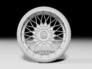 BSS Tire Rim 3Dモデル