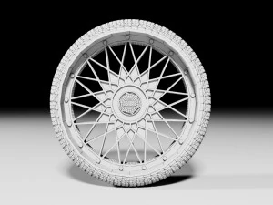 BSS Tire Rim 3D Model
