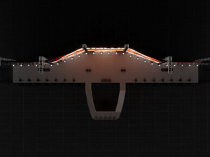 Metallica Slane Castle 2019 Concert Stage Modello 3D