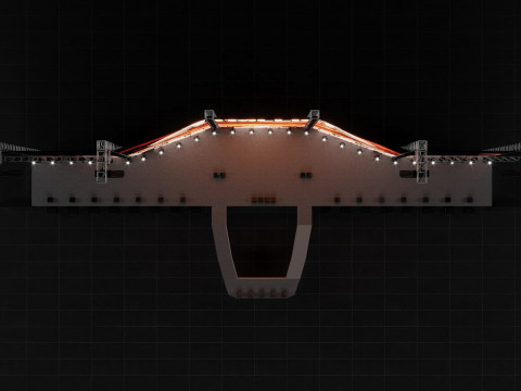 Metallica Slane Castle 2019 Concert Stage 3Dモデル