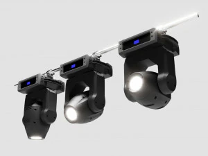 Sahne Hareketli Işın Işığı Martin Rush 3D Model