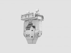 Stage Moving Beam Light Martin Rush 3D Model