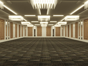 Hotel Ballroom and Convention Center 3Dモデル