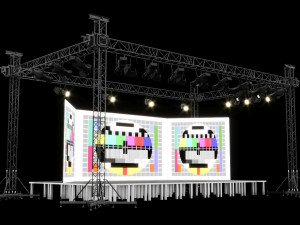 Studio Stage System 3D Model