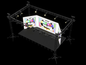 Studio Stage System 3D मॉडल