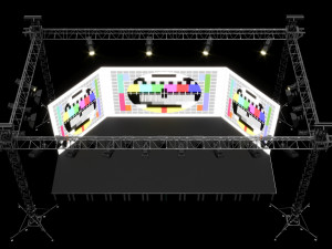 Studio Stage System 3D मॉडल