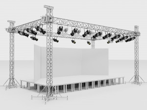 Studio Stage System 3D मॉडल