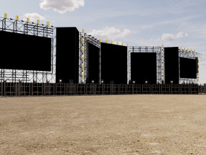 Concert Festival Stage Event 3D Model