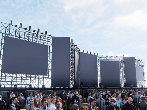 Concert Festival Stage Event Model 3D