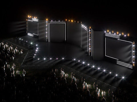 Concert Festival Stage Event 3D 模型