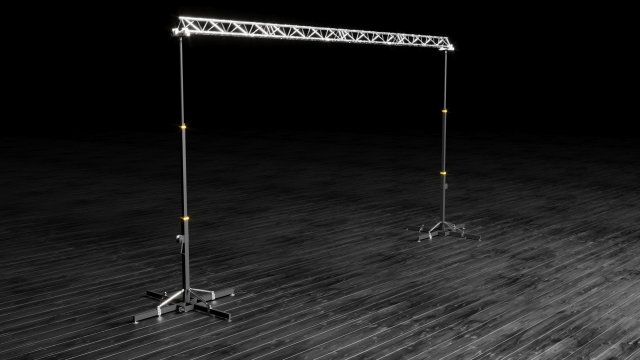 Truss Lifts Detailed Model Modelo 3D .c4d .max .obj .3ds .fbx .stl .blend 