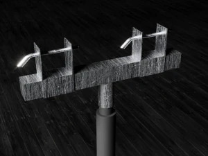 Modelo detalhado de elevadores de treli&ccedil;a Modelo 3D