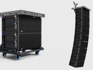 Concert Sound Systems Line Array Meyer Sound Leo Modèle 3D
